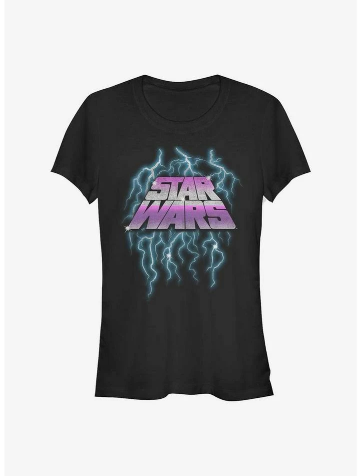 Brand new ๐ฅ Star Wars Lightning Chrome Logo ๐ง Girls T-Shirt ๐งจ 3 Brand new ๐ฅ Star Wars Lightning Chrome Logo ๐ง Girls T-Shirt ๐งจ