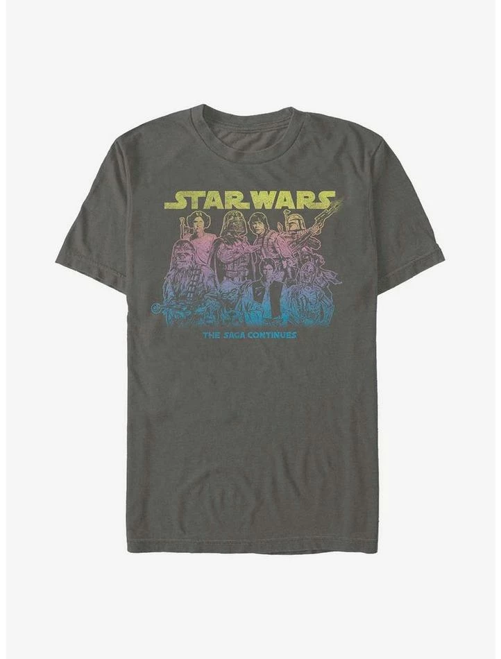 Discount 🛒 Star Wars The Saga Continues T-Shirt 🎉 3 Discount 🛒 Star Wars The Saga Continues T-Shirt 🎉