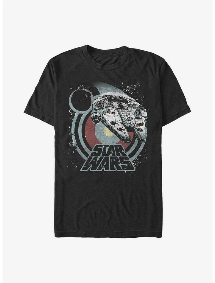 Hot Sale 🛒 Star Wars Fly Millennium Falcon T-Shirt 🛒 3 Hot Sale 🛒 Star Wars Fly Millennium Falcon T-Shirt 🛒