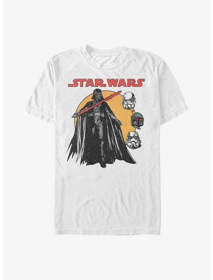 Budget ๐ Star Wars Retro Villain Darth Vader T-Shirt ๐งจ 3 Budget ๐ Star Wars Retro Villain Darth Vader T-Shirt ๐งจ