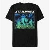 Hot Sale 🥰 Star Wars Starry Poster T-Shirt 😀 -Star Wars Clothing Sales 20323567 hi