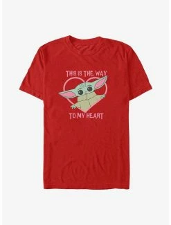 Discount 🤩 Star Wars The Mandalorian Way To My Heart T-Shirt ⌛